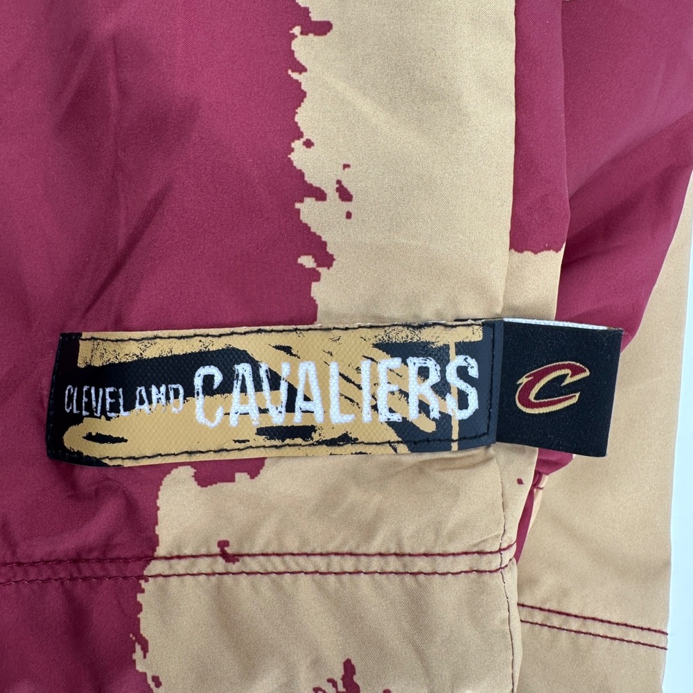 Nike Cleveland Cavaliers NBA Windbreaker Jacket Wine Gold IQ0862-677 Mens L - Picture 9 of 9